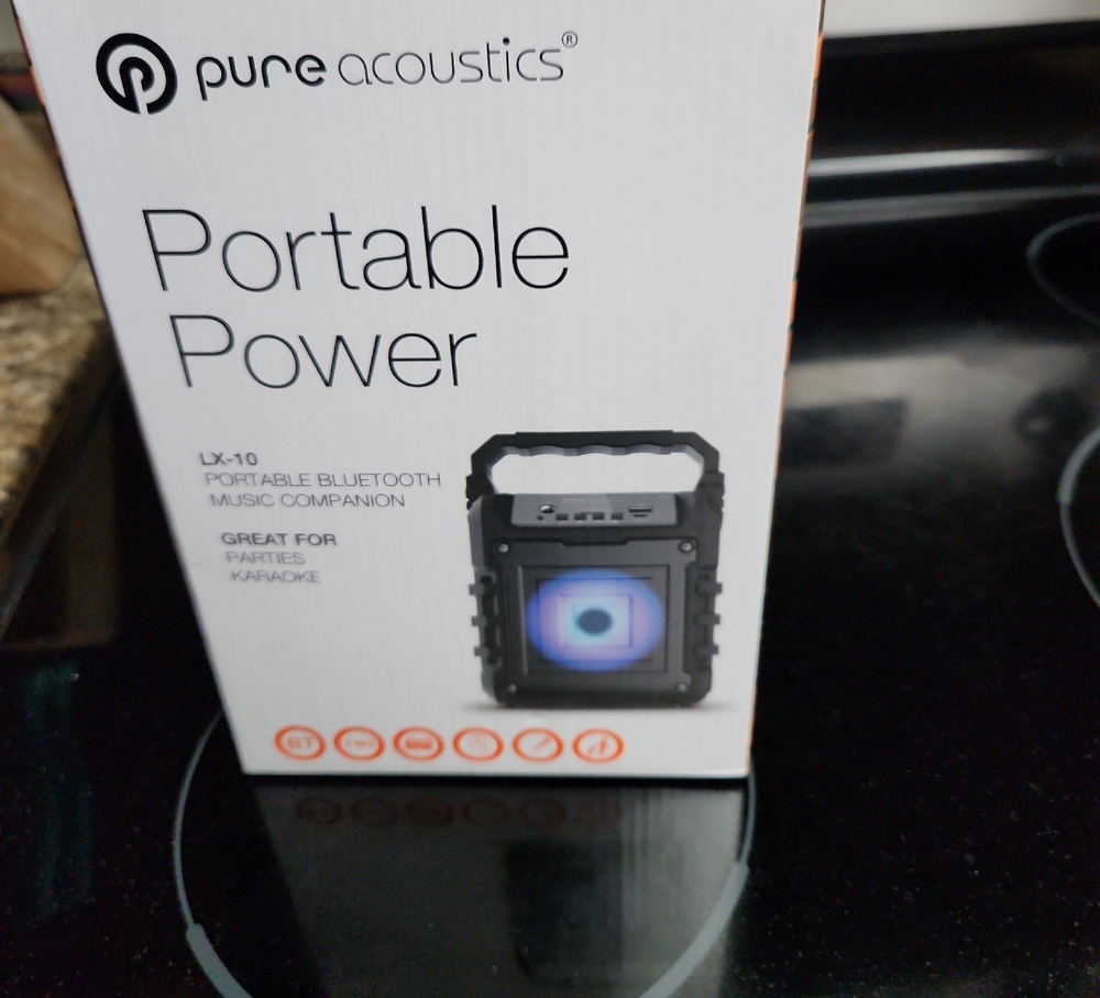 Black Portable Bluetooth Speaker